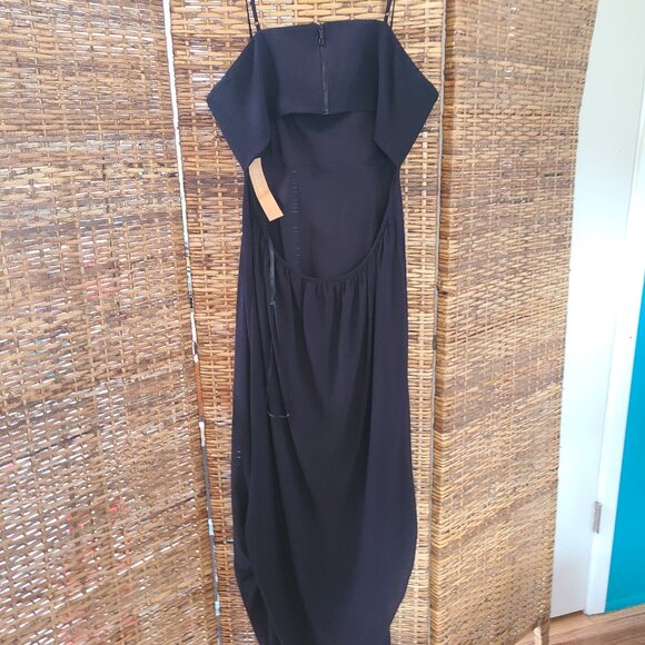 NWT Rachel Roy Women's Little Black Dress NWT Sleeveless Open Back SZ 12 $169 - Picture 9 of 10